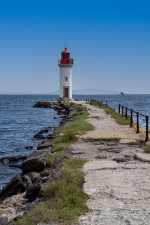 La pointe des Onglous et le canal du Midi à Marseillan