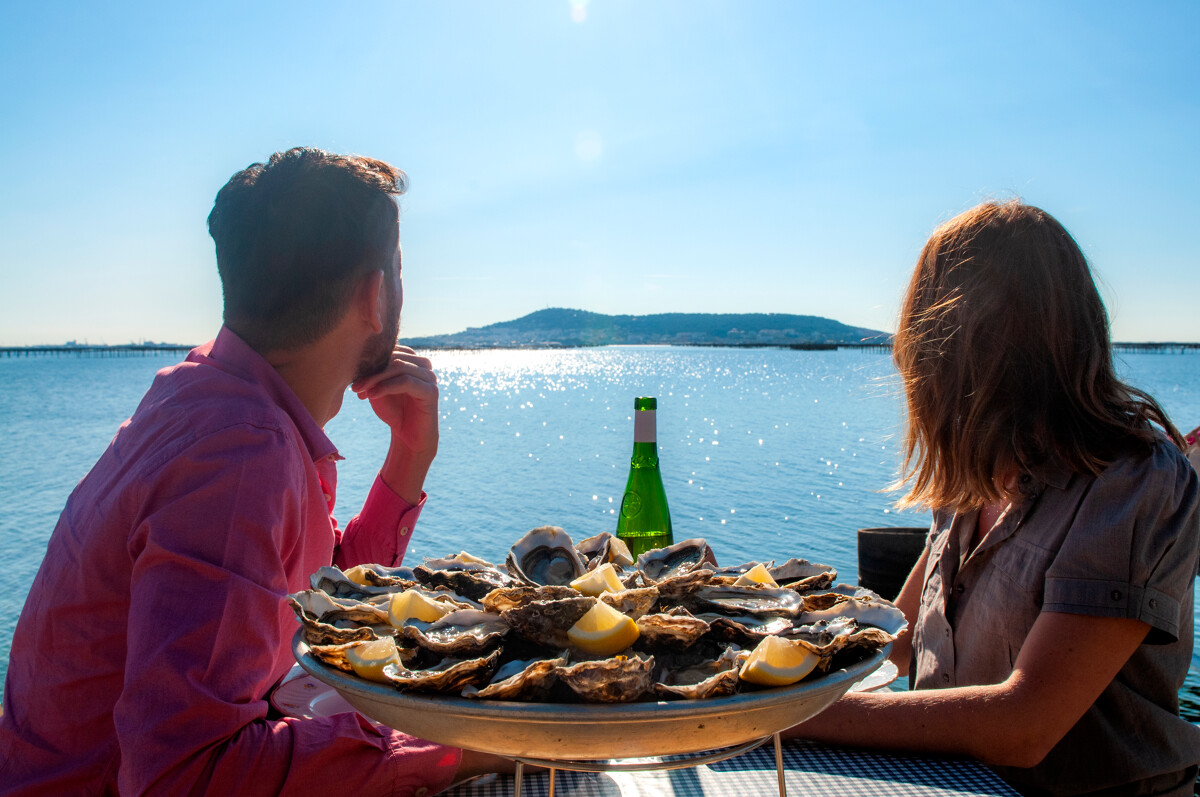 Les mas conchylicoles où déguster les saveurs locales - © Office de Tourisme Intercommunal Archipel de Thau